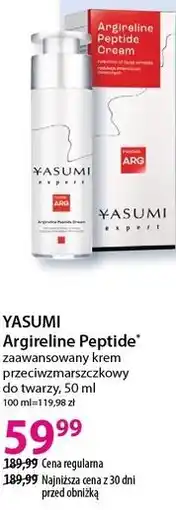 Hebe YASUMI Argireline Peptide zaawansowany krem przeciwzmarszczkowy do twarzy oferta