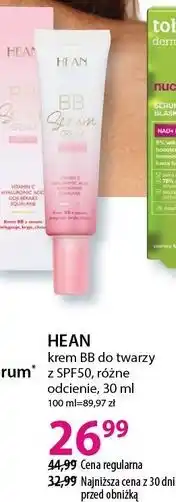 Hebe HEAN krem BB do twarzy z SPF50, różne odcienie oferta