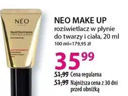 Hebe NEO MAKE UP rozświetlacz w płynie do twarzy i ciała oferta