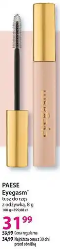 Hebe Eyegasm tusz do rzęs z odżywką, 8 g PAESE oferta
