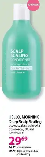Hebe HELLO, MORNING Deep Scalp Scaling oczyszczająca odżywka do włosów oferta