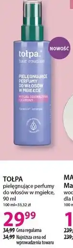 Hebe TOŁPA pielęgnujące perfumy do włosów w mgiełce oferta