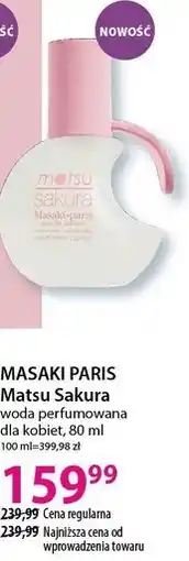 Hebe MASAKI PARIS Matsu Sakura woda perfumowana dla kobiet oferta