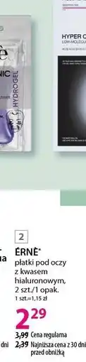 Hebe ÉRNÈ płatki pod oczy z kwasem hialuronowym, 2 szt./1 opak oferta