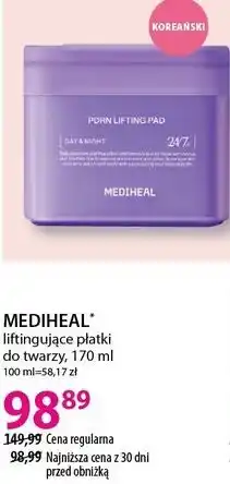Hebe MEDIHEAL liftingujące płatki do twarzy oferta