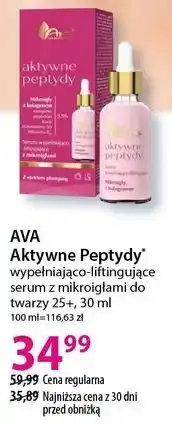 Hebe AVA Aktywne Peptydy wypełniająco-liftingujące serum z mikroigłami do twarzy 25+, 30 ml oferta