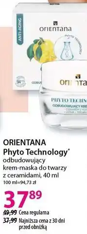 Hebe ORIENTANA Phyto Technology* odbudowujący krem-maska do twarzy z ceramidami oferta