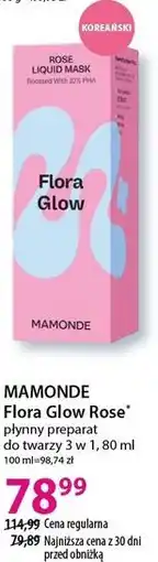 Hebe Flora Glow Rose płynny preparat do twarzy 3 w 1 oferta