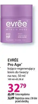 Hebe EVRĒE Pro Age kojąco-regenerujący krem do twarzy na noc oferta