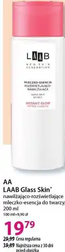 Hebe LAAB Glass Skin nawilżająco-rozświetlające mleczko-esencja do twarzy oferta