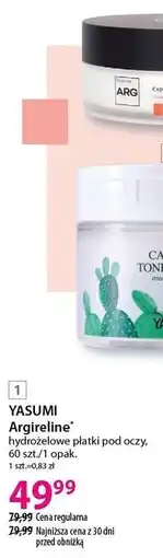 Hebe YASUMI Argireline* hydrożelowe płatki pod oczy, 60 szt./1 opak oferta