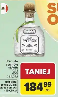 Carrefour Tequila PATRÓN SILVER oferta