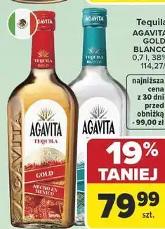 Carrefour Tequila AGAVITA GOLD, BLANCO oferta