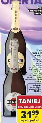 Carrefour Wino musujące MARTINI oferta