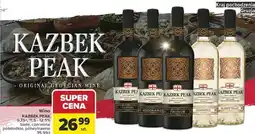 Carrefour Wino KAZBEK PEAK 0,75 l, 11,5 - 12,5% białe, czerwone półsłodkie, półwytrawne oferta