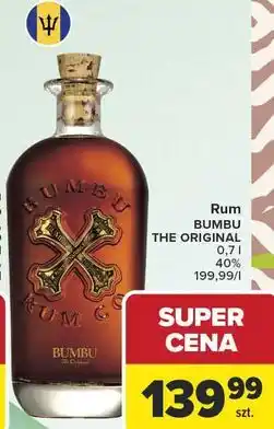 Carrefour Rum BUMBU THE ORIGINAL oferta