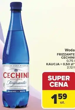 Carrefour Woda FRIZZANTE CECHINI oferta