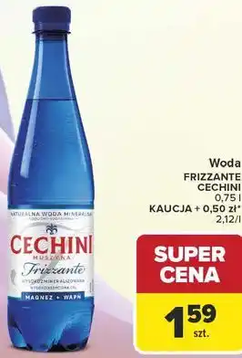 Woda FRIZZANTE CECHINI