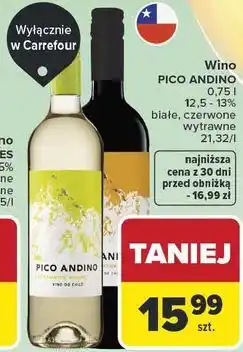 Carrefour Wino PICO ANDINO oferta