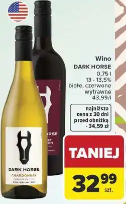 Carrefour Wino DARK HORSE oferta