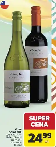 Carrefour Wino CONO SUR oferta