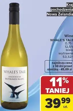 Carrefour Wino WHALE'S TALE oferta