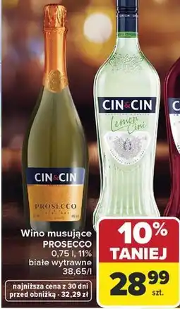 Carrefour Wino musujące PROSECCO CIN&CIN oferta