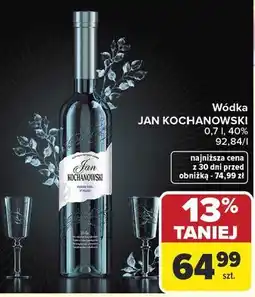 Carrefour Wódka JAN KOCHANOWSKI oferta