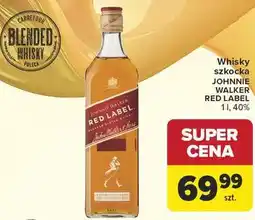 Carrefour Whisky szkocka JOHNNIE WALKER RED LABEL oferta