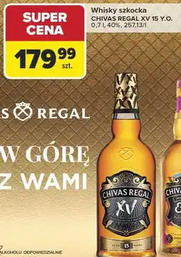 Carrefour Whisky szkocka CHIVAS REGAL XV 15 Y.O oferta