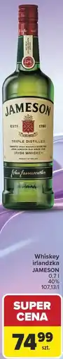 Carrefour Whiskey irlandzka JAMESON oferta