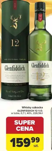 Carrefour Whisky szkocka GLENFIDDICH 12 Y.O oferta