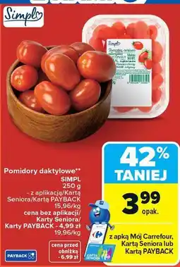 Carrefour Pomidory daktylowe SIMPL oferta