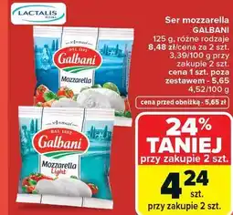 Carrefour Ser mozzarella GALBANI 125 g, różne rodzaje oferta