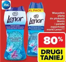 Carrefour Wszystkie płyny do płukania tkanin i perełki zapachowe marki Lenor oferta