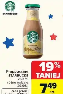 Carrefour Frappuccino STARBUCKS oferta