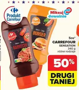 Carrefour Sos CARREFOUR SENSATION 340 g różne rodzaje oferta
