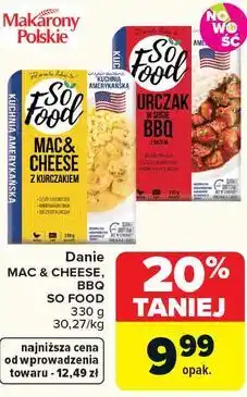 Carrefour Danie MAC & CHEESE, BBQ SO FOOD oferta