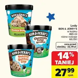 Carrefour Lody BEN & JERRY'S w kubku oferta