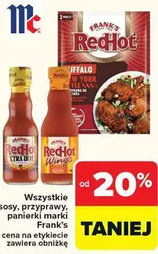 Carrefour Wszystkie sosy, przyprawy, panierki marki Frank's oferta