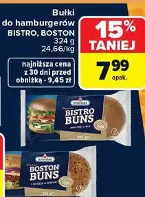 Carrefour Bułki do hamburgerów BISTRO, BOSTON Schulstad oferta