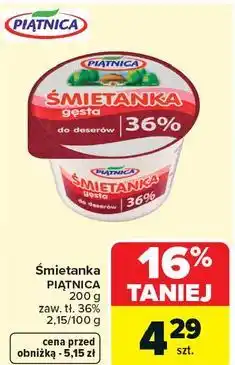 Carrefour Śmietanka PIĄTNICA oferta