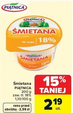 Carrefour Śmietana PIĄTNICA oferta