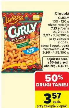 Carrefour Chrupki CURLY oferta