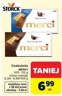 Carrefour Czekolada MERCI oferta