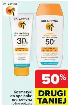 Carrefour Kosmetyki do opalania* KOLASTYNA różne rodzaje oferta