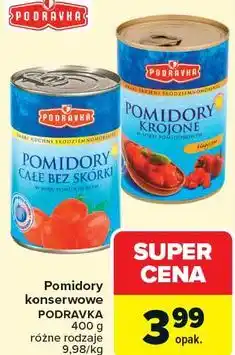 Carrefour Pomidory konserwowe PODRAVKA różne rodzaje oferta