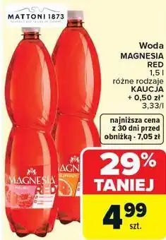 Carrefour Woda MAGNESIA RED oferta