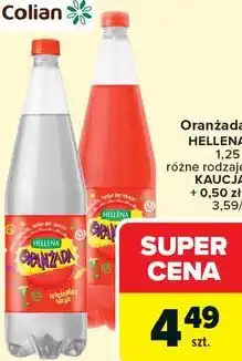 Carrefour Oranżada HELLENA 1,25 l, różne rodzaje oferta