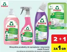 Carrefour Wszystkie produkty do sprzątania i zmywania marki Frosch oferta